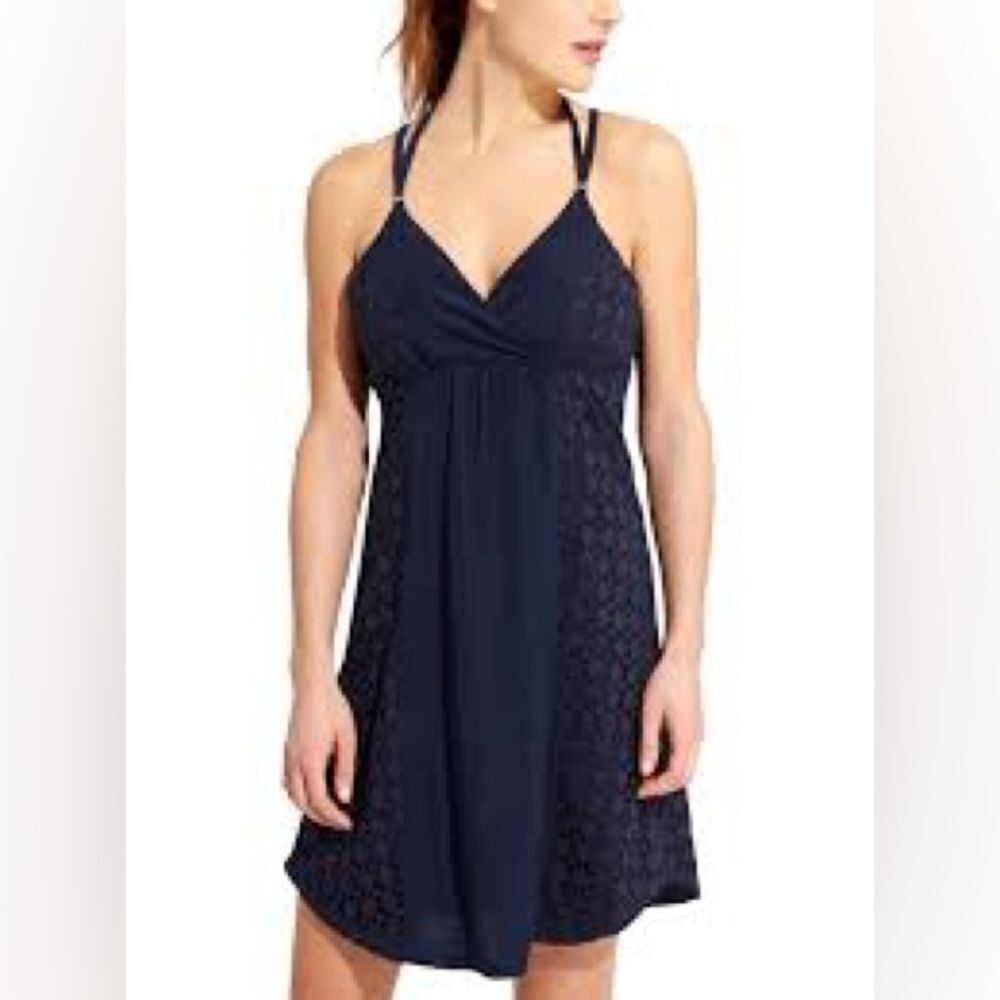 ATHLETA EYELET MARBELLA DRESS Small